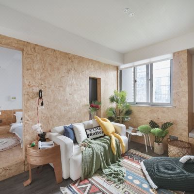 城市里的木屋一室一厅套房