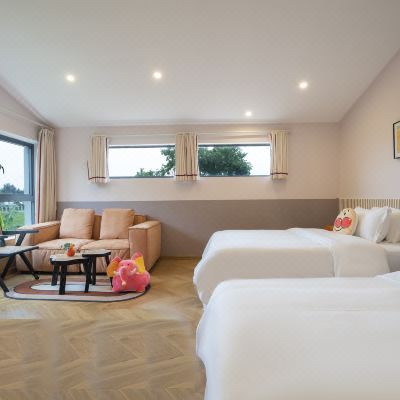 夕阳景观亲子房