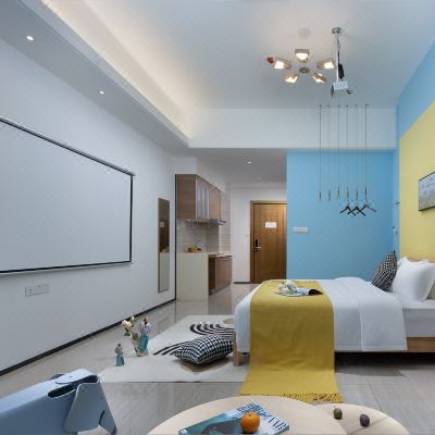 现代影咖大床房