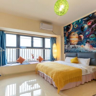 悦心巨幕投影大床房（爱奇艺会员）