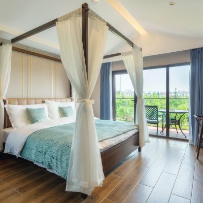 揽月观星阳台大床房