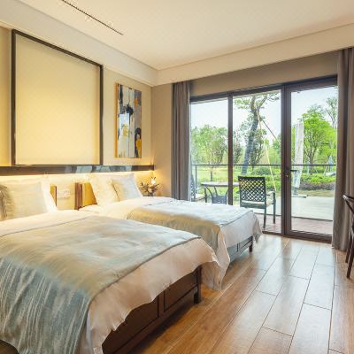 拾光溪畔小院双床房