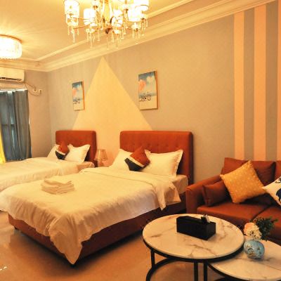 尊贵园景双床房