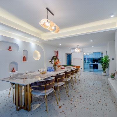 聆海·5房8床轰趴别墅+KTV+庭院烧烤+私家泳池+自动麻将