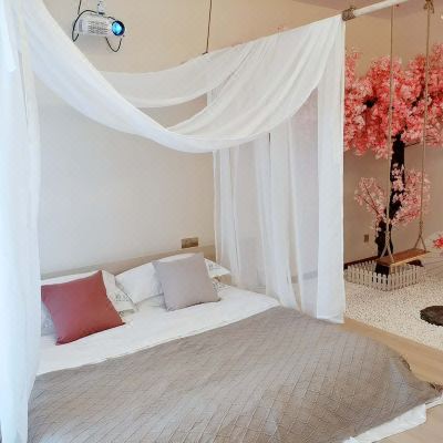 拾心·樱花树下·乳胶床房（投影仪）