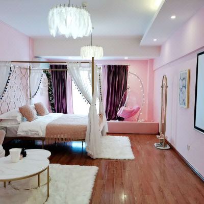 拾心·浪漫心情·乳胶床房(投影仪)