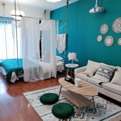 拾心·摩洛哥森林·乳胶床房(投影仪)