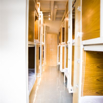 步行江畔单人床位房(公共卫浴)