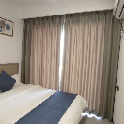 清新城景双床套房(有洗衣机+观景阳台桌椅)