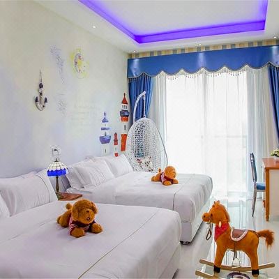 舒适商务.阳台双床房