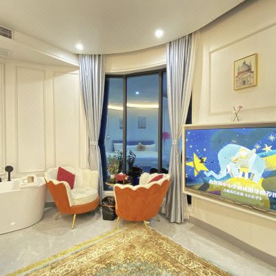 狄安娜·山景私汤双床房