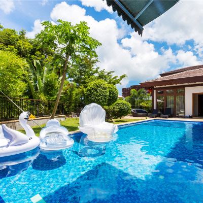 L·ily丨4房别墅『花园泳池+烧烤+KTV+麻将+厨房』