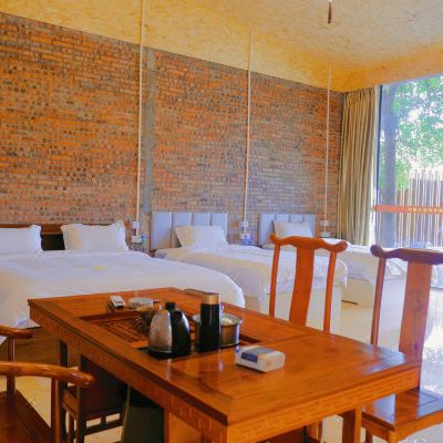 独栋花园三床房~带麻将烧烤炉钓鱼台