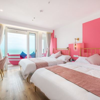 阳台海景双床房