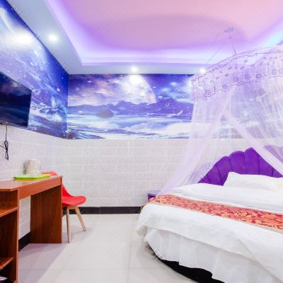 星空之夜圆床房