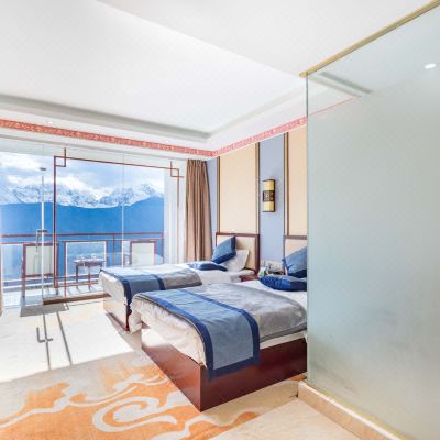 全景阳台富氧双床房