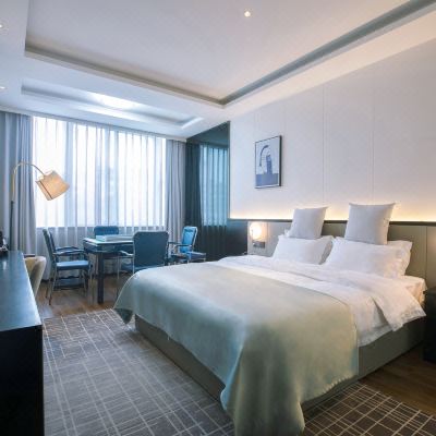 机麻大床房（酒店提供自助洗衣机+微波炉+电冰箱+电动马桶）