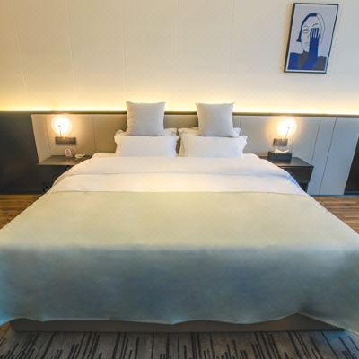 幸运大床房（酒店提供自助洗衣机+微波炉+电冰箱+电动马桶）