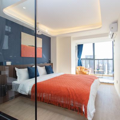 270度城芯景观巨幕投影大床房