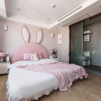 主题兔子阳台大床房