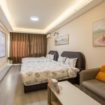 蓝莓智慧双床房