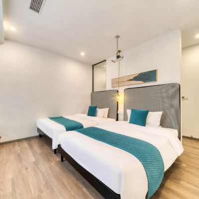 亲子双床房-投影