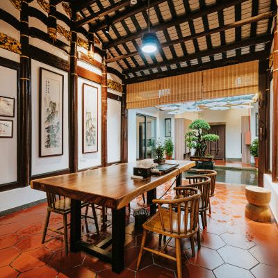 颍川阁·四室一厅温泉池独院