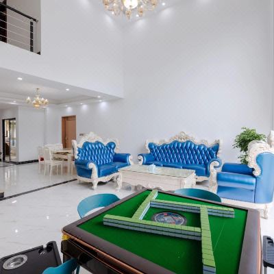 天然温泉|富力五房别墅-麻将+K房+电烤