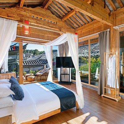 阳光花园露台全景大床房