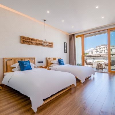 全景阳台雅致双床房