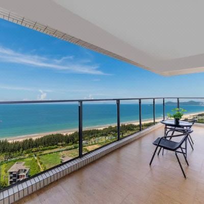 私享大阳台270度全海景两房一厅套房(超大正海景日出阳台)