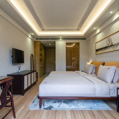 山水景观双床房