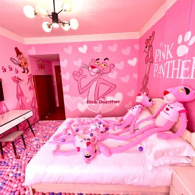 粉红豹网红主题房