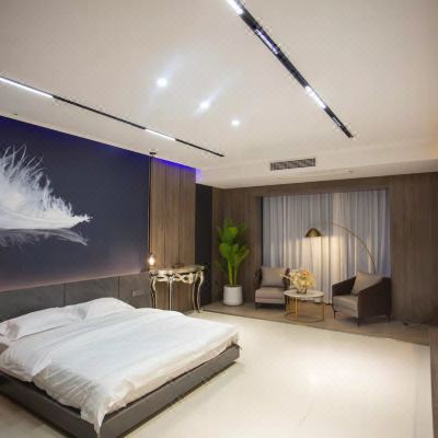 泉伍一曙光一豪华观影大床房【庭院音乐漫步+紧邻丽景门十字街】