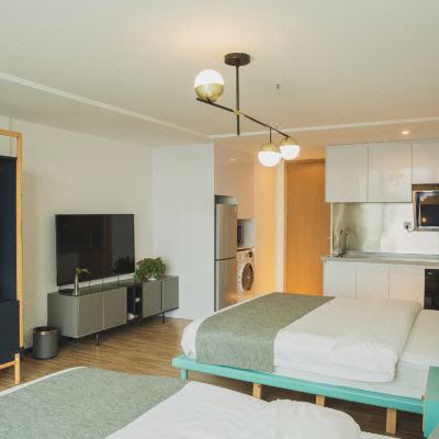 雅致丽景双床房