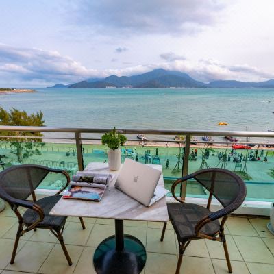 柒夏·海景阳台双床房（茶具+冰箱+高端床垫）