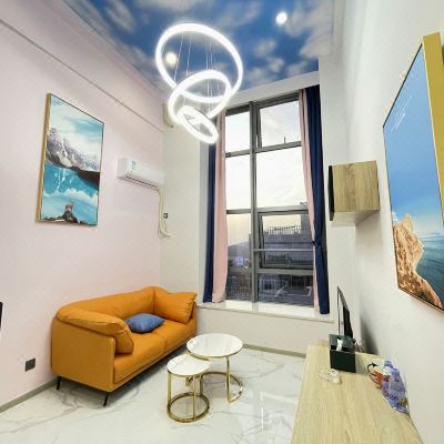 简易空间 (双床房)(loft洗衣机+冰箱)