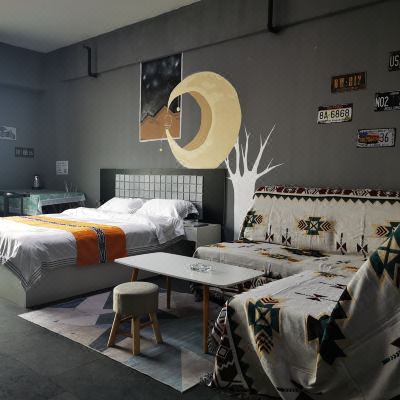 工业风ins时尚主题公寓