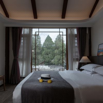 文艺园景大床房