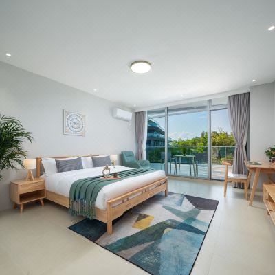 侧面湖景·两室套房