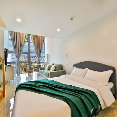 海景loft亲子双床+上下床房（带童年回忆PS2机器+游戏若干）