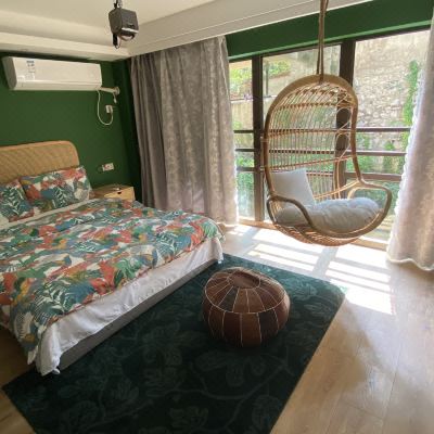 松露 画框幕布藤编南洋风电影房