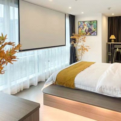 全景投影大床房（独立洗衣机+冰箱）