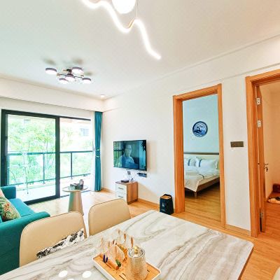 云漫 · 园景两房一厅公寓（带厨房厨具+阳台休闲椅）