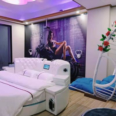 按摩3D投影圆床房