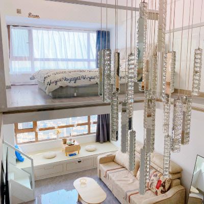 Loft云端俯瞰城市多人家庭房