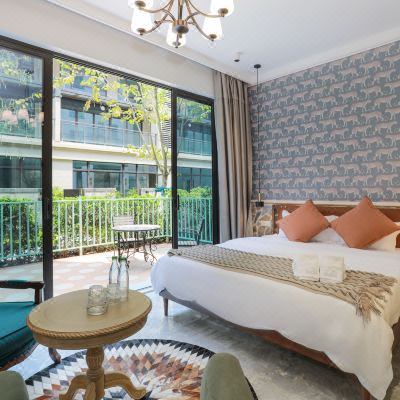 夜宿·独立花园庭院大床房