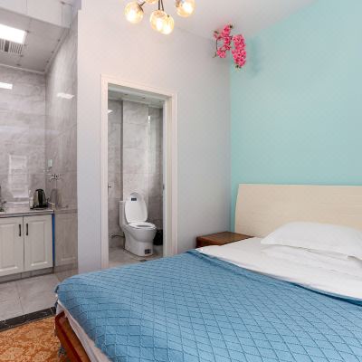 栖香记大床房网红风