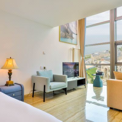 奢华一线海景loft双床房（看威尼斯水城全景和日出）