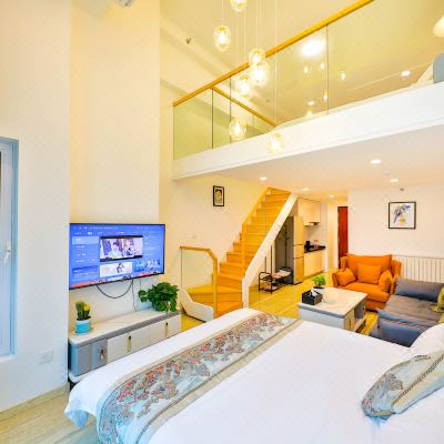 豪华海景loft双床家庭房